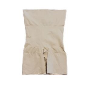 MEMOI Nude High Waist Body Shapewear Shorts ~ Stretchy ~ Sz L